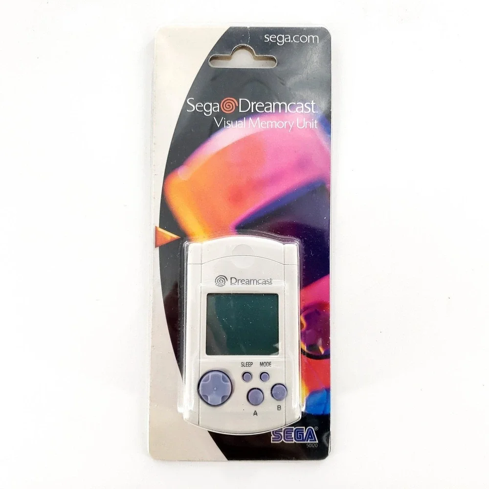 Genuine Sega Dreamcast VMU Visual Memory Unit MK-50120 White OEM Brand New